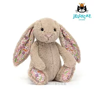 英國 JELLYCAT 31cm 碎花拿鐵灰兔 &rsquo;Petal&rsquo; 安撫玩偶
