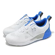 Mizuno 高爾夫球鞋 Genem WG GTX Boa 4E 男鞋 寬楦 白 藍 防水 旋鈕 運動鞋 美津濃 51GQ2400-25 29cm WHITE/BLUE