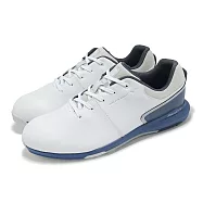 Mizuno 高爾夫球鞋 Nexlite Enerzy 4E 男鞋 寬楦 白 藍 輕量 緩衝 運動鞋 美津濃 51GQ2440-14 25cm WHITE/NAVY