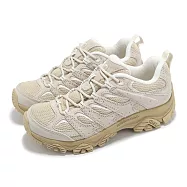 Merrell 登山鞋 Moab 3 女鞋 米白 卡其 緩衝 抓地 黃金大底 山系 戶外鞋 ML038628 25cm POPLAR