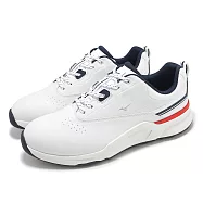 Mizuno 高爾夫球鞋 Hazard Enerzy 4E 男鞋 超寬楦 白 藍 旋鈕 緩衝 美津濃 51GQ2502-01 25.5cm WHITE/NAVY