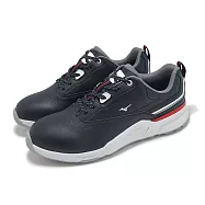 Mizuno 高爾夫球鞋 Hazard Enerzy 4E 男鞋 超寬楦 黑 紅 旋鈕 緩衝 美津濃 51GQ2502-14 25.5cm BLACK/WHITE