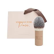 LSY林三益 攜帶式蜜粉.粉餅刷 奶茶色