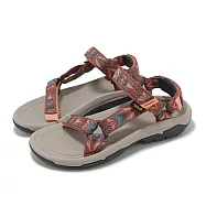 Teva 水陸機能涼鞋 W Hurricane XLT2 女鞋 羽翼大麗花 織帶 紅 戶外 快乾 1019235AVW 22cm RED/MULTI-COLOR