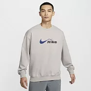 NIKE AS M NK DF TRACK CLUB FLC CREW 男長袖上衣-HV4880009 2XL 灰色