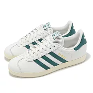 adidas 休閒鞋 Gazelle 男鞋 女鞋 白 綠 德訓鞋 復古 小白鞋 皮革 愛迪達 JH5397 24cm WHITE/GREEN