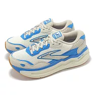 Brooks 慢跑鞋 Ghost Max SE 女鞋 RunItBack 限定版 米白 藍 復古 緩衝 運動鞋 1204331B475 26cm BEIGE/BLUE