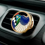 現貨 島嶼精靈系列 金屬工藝 手工繪製 車用擴香Formosan Creatures(加贈天然精油) 1 藍鵲