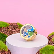 現貨 島嶼精靈系列 金屬工藝 手工繪製 車用擴香Formosan Creatures(加贈天然精油) 1 櫻花鉤吻鮭