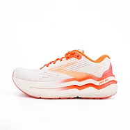 Brooks Ghost Max 2 [1204201B173] 女 慢跑鞋 運動鞋 超發光限定款 避震 緩衝 螢光粉 23.5cm 白/橘