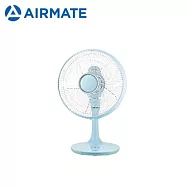 AIRMATE 艾美特 12吋 五片葉DC負離子桌扇FD3015M - 藍(B)