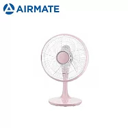 AIRMATE 艾美特 12吋 五片葉DC負離子桌扇FD3015M - 粉(P)