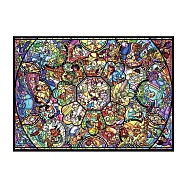 Tenyo拼圖 500雷射閃面片 迪士尼彩繪玻璃