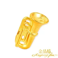 【金品坊】黃金擺件低音號Tuba銅管樂器 0.57錢±0.03