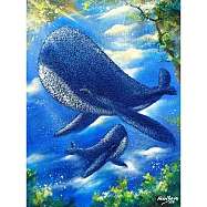 【玲廊滿藝】曾啟文-浪漫礦砂系列&mdash;星海悠遊40x30cm