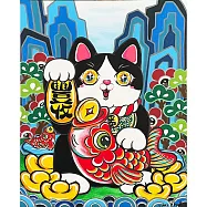 【玲廊滿藝】Ms.zha 查沛彤-maneki-neko《餘慶豐收》27x22cm