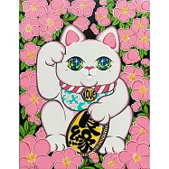 【玲廊滿藝】Ms.zha 查沛彤-maneki-neko《良緣到》45.5x31cm
