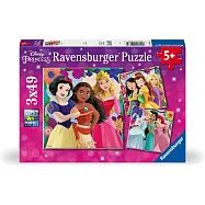 德國Ravensburger維寶拼圖 迪士尼 公主 (3x49P)