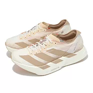 adidas 競速跑鞋 Adizero Adios Pro 4 W 女鞋 棕 白 輕量 緩衝 馬牌大底 愛迪達 JR6359 24cm BEIGE/KHAKI