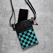 《梵緹希》旅行防水斜背手機袋_棋盤格