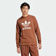 ADIDAS TREFOIL CREW 男長袖上衣-IZ2357 L 棕色