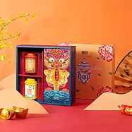 【無藏】公益禮盒 祝福綜合茶食禮C3【安康】精美方盒組 (2茶+1黑芝麻糕)