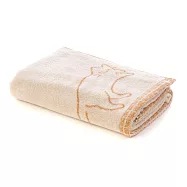 今治沉睡的貓浴巾 米果黃