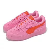 Puma 休閒鞋 Palermo Moda Xtra Wns 女鞋 粉 復古 麂皮 厚底 增高 德訓鞋 39853401 24cm PINK/RED