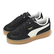 Puma 休閒鞋 Palermo Moda Xtra Gum Wns 女鞋 黑 米白 膠底 復古 麂皮 德訓鞋 40032302 23.5cm BLACK/IVORY