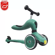 奧地利【Scoot&Ride】Kick1 Cool飛滑步車/滑板車 森林綠