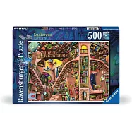 德國Ravensburger維寶拼圖 趣味圖書館 (500P)