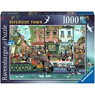 德國Ravensburger維寶拼圖 河濱小鎮 (1000P)