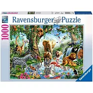 德國Ravensburger維寶拼圖 叢林冒險 (1000P)