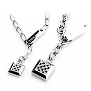 ROYAL DAMON 羅亞戴蒙 方正優雅情侶對鍊