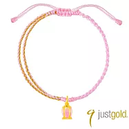 【Just Gold 鎮金店】馥悅-悅玲 黃金手繩(網路限定)