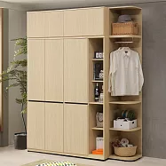 Homelike 喜家居6.4x8尺轉角組合衣櫃(含被櫃)(2501)