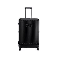 NCAA - 上開式防盜拉鍊可擴充硬殼28吋行李箱旅行箱 - 多色可選 黑色