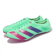 adidas 田徑鞋 Sprintstar 男鞋 綠 紫 輕量 田徑 釘鞋 運動鞋 愛迪達 GV9067 26cm GREEN/PURPLE