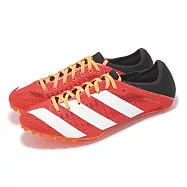 adidas 田徑鞋 Sprintstar 男鞋 紅 黑 輕量 田徑 釘鞋 運動鞋 愛迪達 GX6686 27cm RED/WHITE