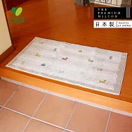【日本OKA】日製游牧民族風威爾頓編織玄關地墊-60x110cm- 沙棕