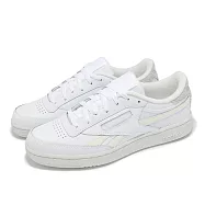 Reebok 休閒鞋 Club C Revenge 男鞋 女鞋 白 灰 復古 小白鞋 100208967 26.5cm WHITE/GREY/CHALK