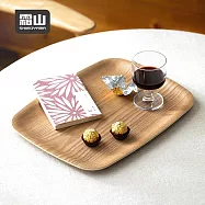 【日本霜山】日式水曲柳防水托盤(36x28cm)