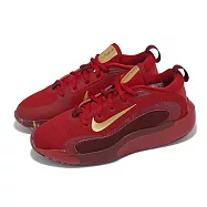 Nike 籃球鞋 IsoFly KC GS 大童 女鞋 紅 金 緩震 運動鞋 FZ7298-600 24cm RED/GOLD