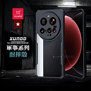 XUNDD訊迪 軍事防摔 小米 Xiaomi 15 Ultra 鏡頭全包覆 清透保護殼 手機殼(夜幕黑)