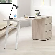 Homelike 喜家居150cm三抽造型書桌(2502)