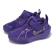 Nike 籃球鞋 G.T. Cut 3 KC PS 中童 紫 金 魔鬼氈 氣墊 緩震 運動鞋 FZ7299-500 16cm PURPLE/GOLD