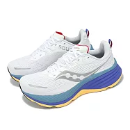 Saucony 慢跑鞋 Hurricane 24 男鞋 白 藍 緩衝 厚底 穩定 路跑 運動鞋 索康尼 S20933500 29cm WHITE/STORM