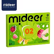 《MiDeer》-- 美術貼紙書-腦力提升(LEVEL2) ☆