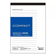 美加美 COMPACT A5報告用紙-藍 5本入 / 包 AO6006