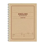 美加美 16K膠圈英語作業簿 5本 / 包 AE1103